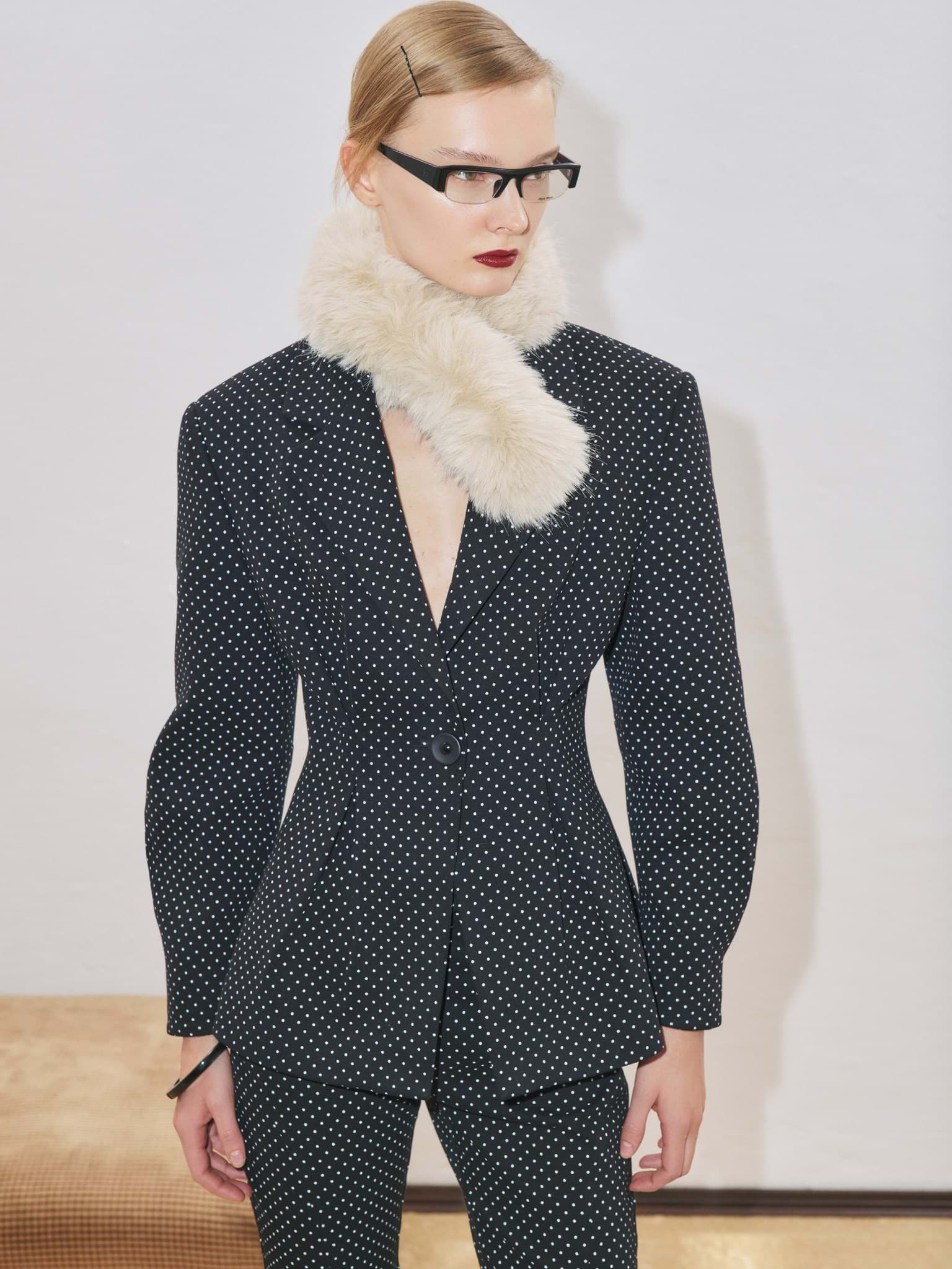 Rhode Blazer in Polka Dot resmi